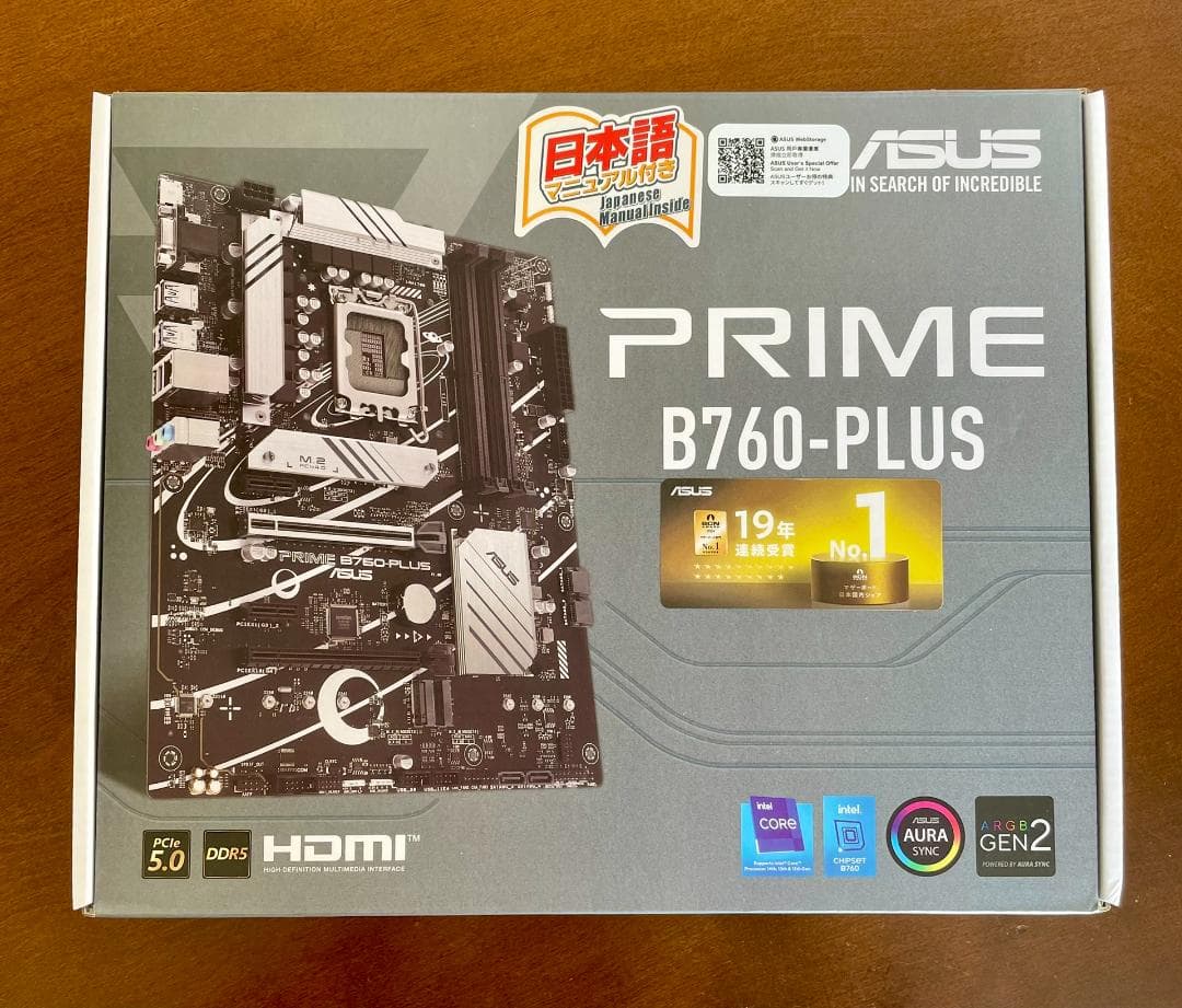 ASUS PRIME B760-PLUS マザボ LGA1700 DDR5対応