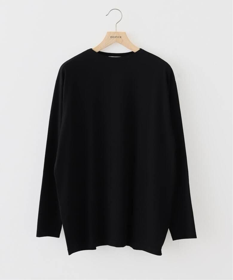 新品 AURALEE | LUSTER PLAITING L/S TEE 黒 4