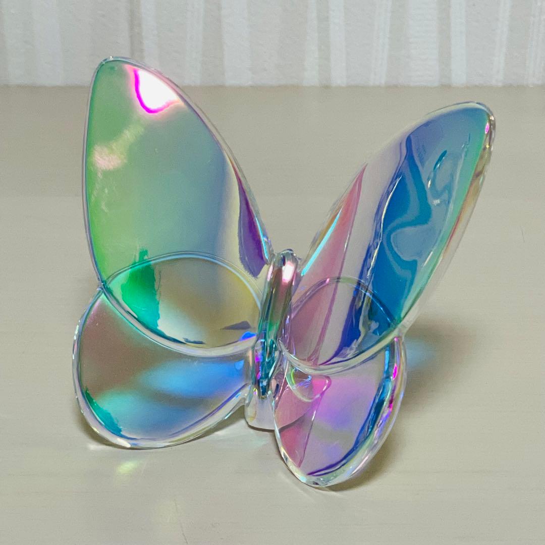 Baccarat バカラ ラッキーバタフライ イリゼクリア 置物 フィギュリン