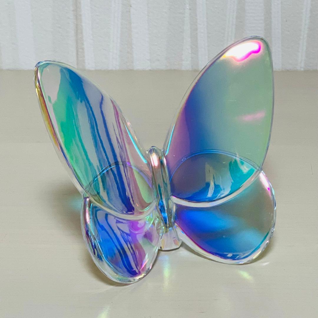 Baccarat バカラ ラッキーバタフライ イリゼクリア 置物 フィギュリン