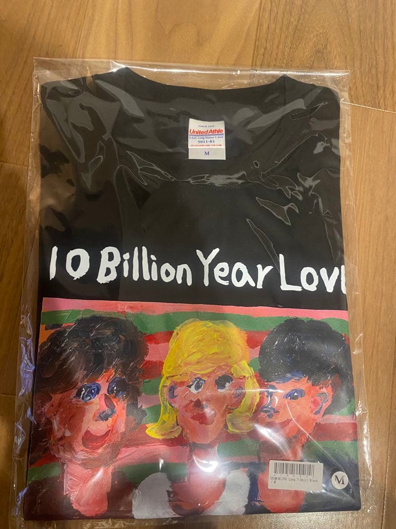 100億年LOVE Long T-Shirt Black Mサイズ