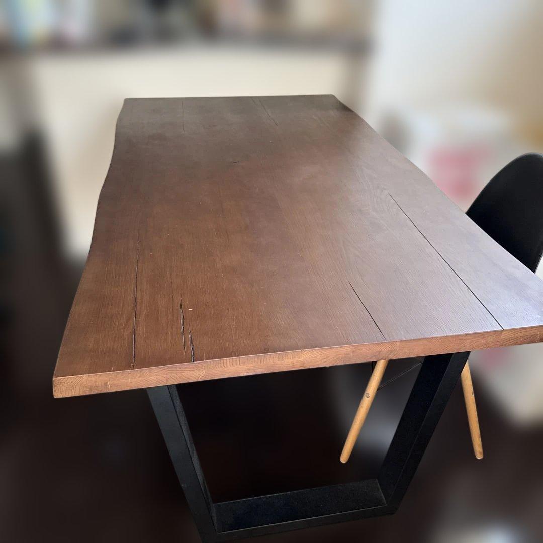 売り切り価格　【美品】河口家具製作所　160ダイニングテーブル　天然木