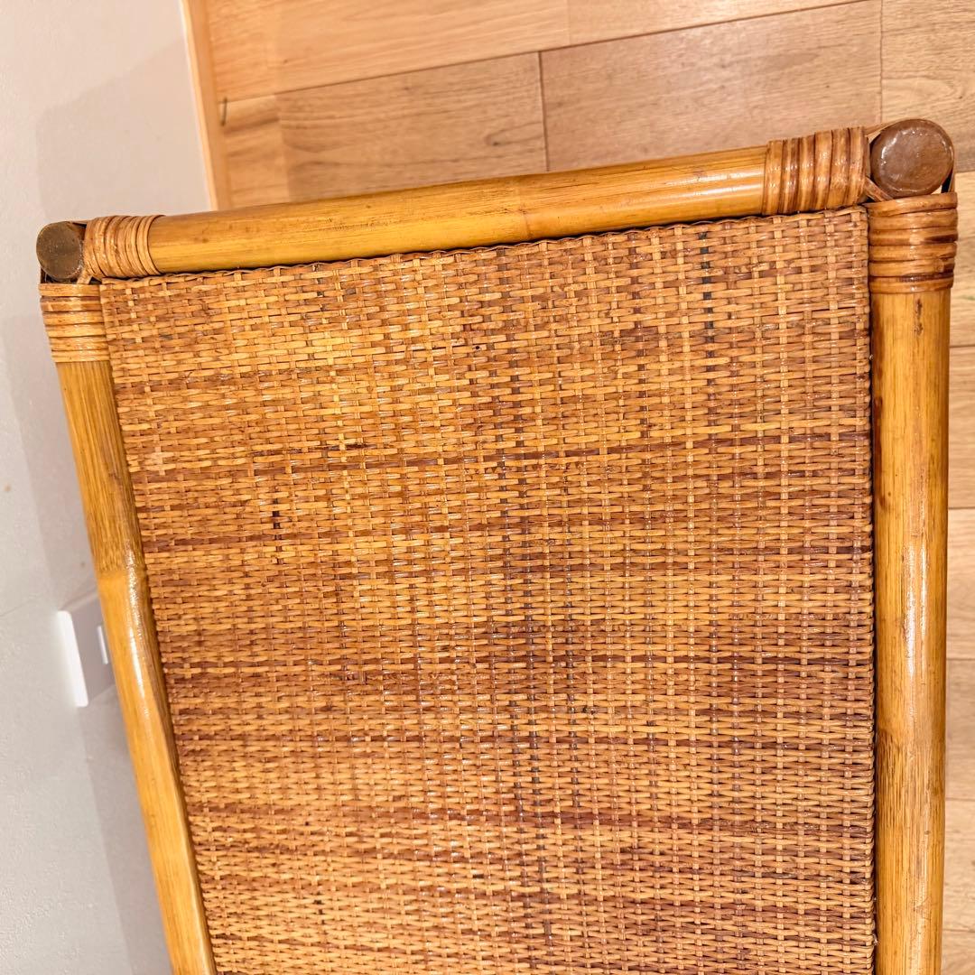 【アンティーク】籐 ラタン サイドボード チェスト ローボード 6杯 古民家