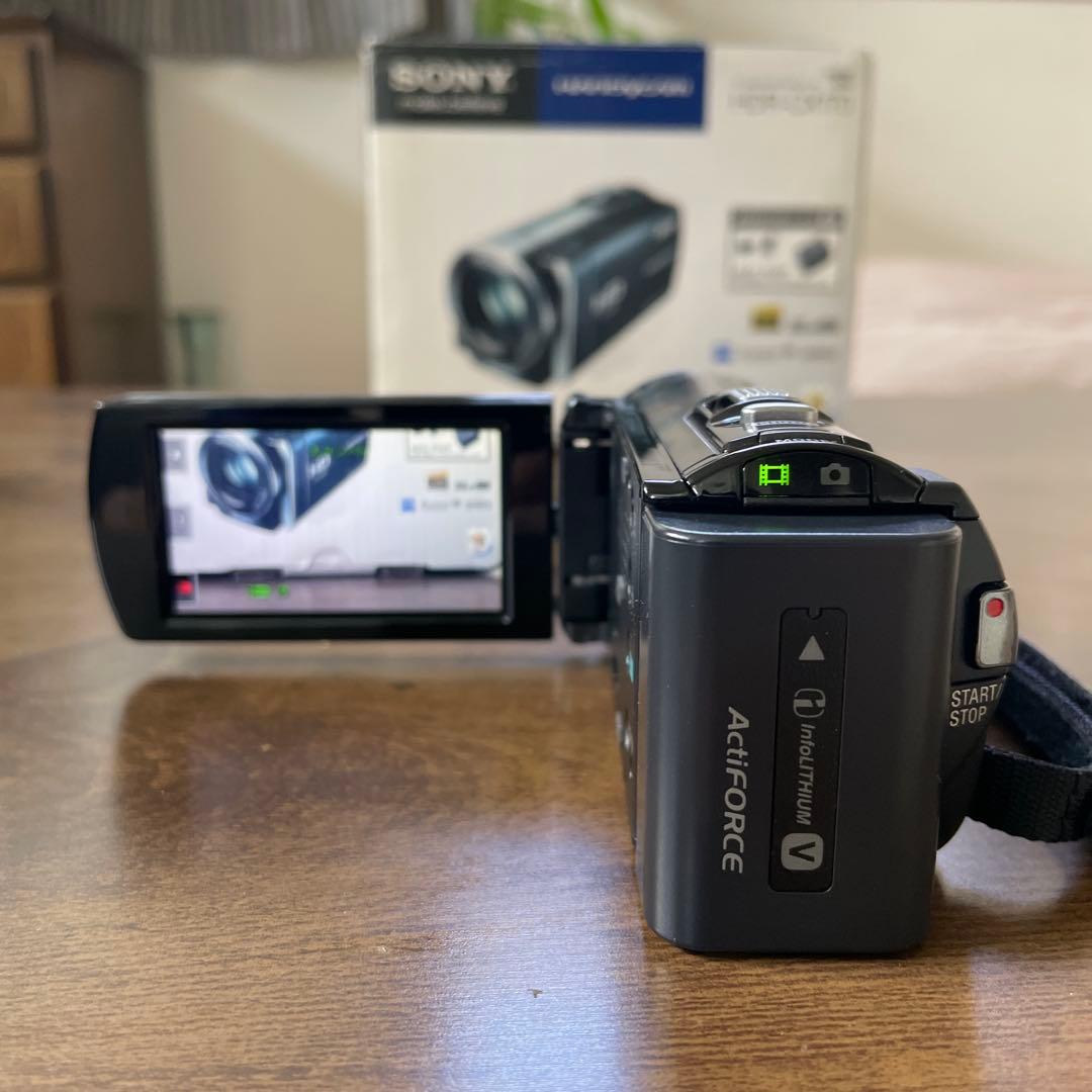 【美品】ソニー HDR-CX170 ブラック ハンディカムビデオカメラ