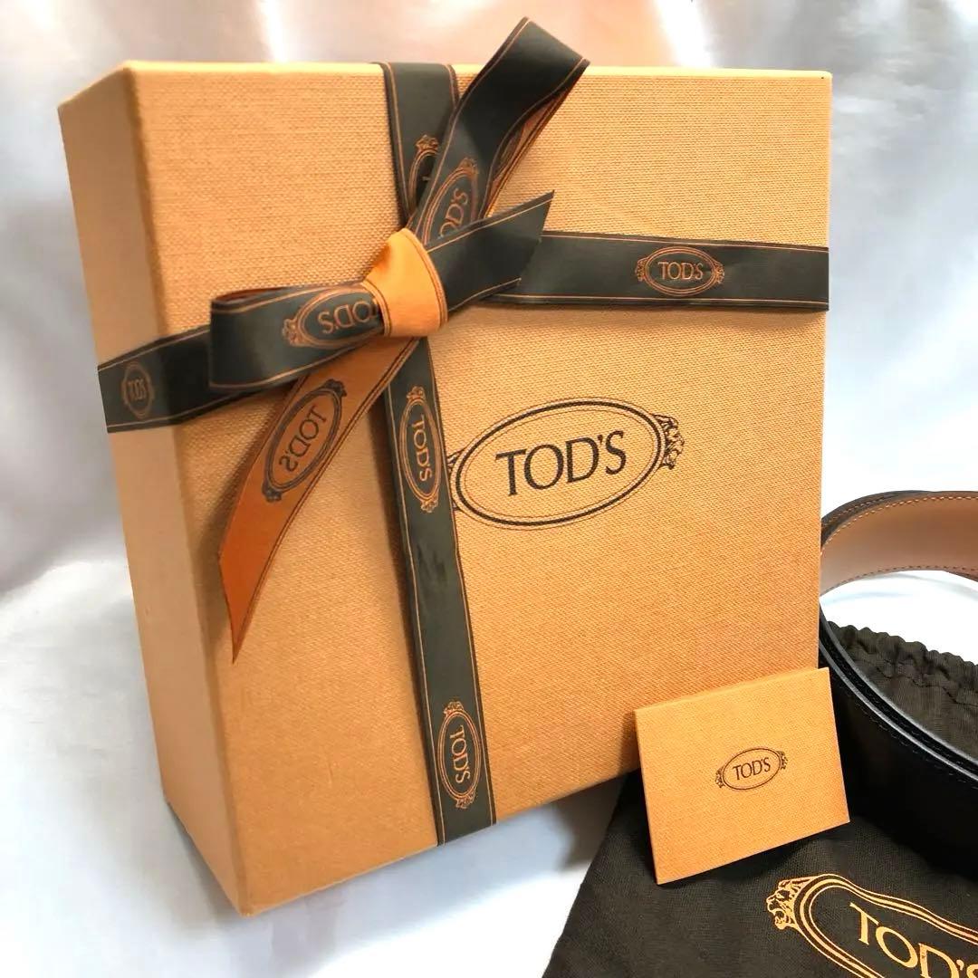 【現行品✨美品】　TOD'S トッズ ベルト ブラック　メンズ　表記95
