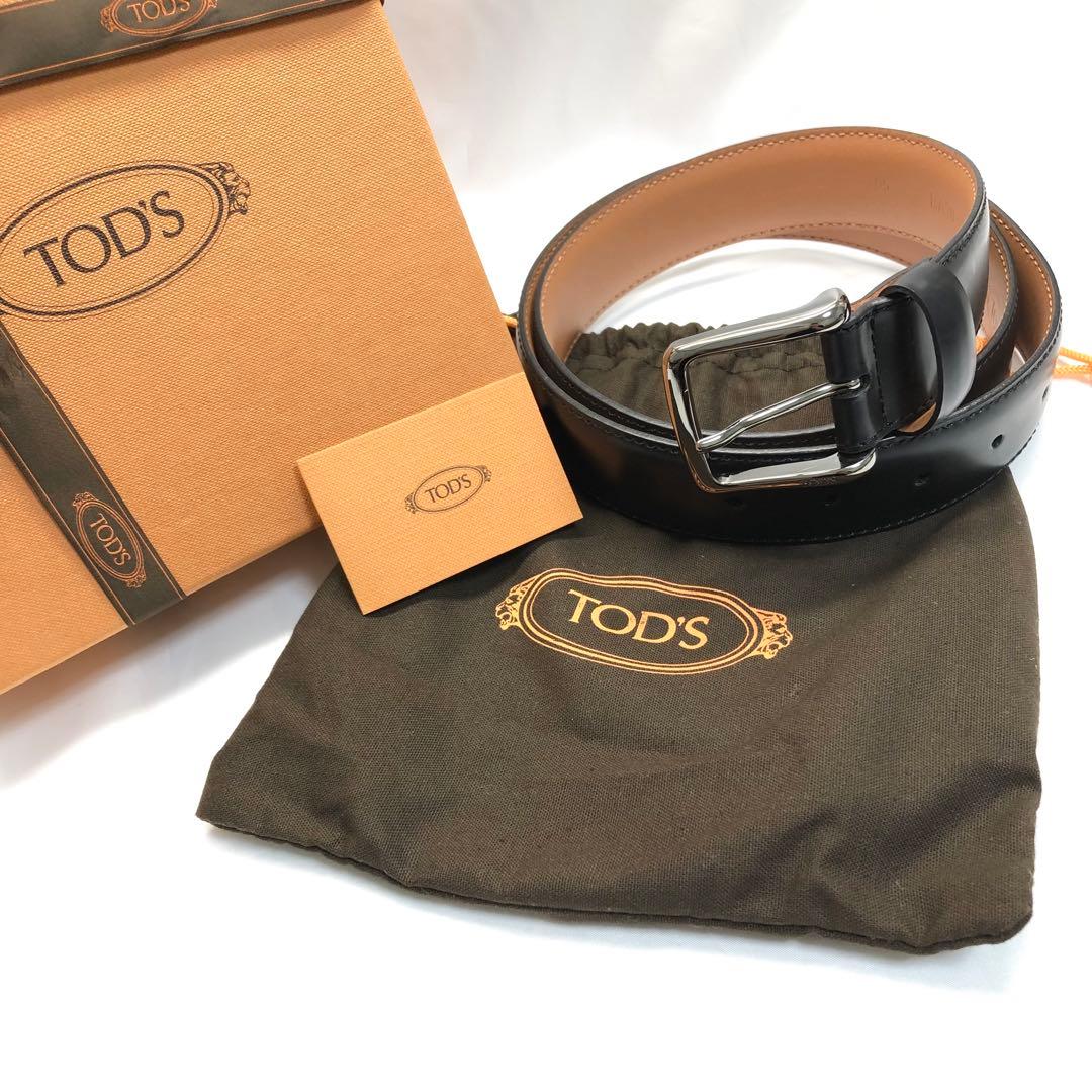 【現行品✨美品】　TOD'S トッズ ベルト ブラック　メンズ　表記95