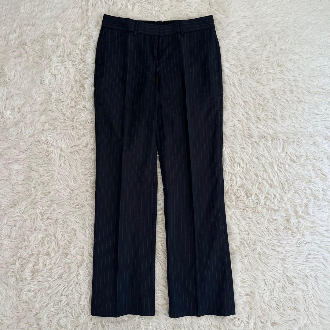 セオリー ノーカラージャケットパンツ セットアップ　LANAI 　ネイビー