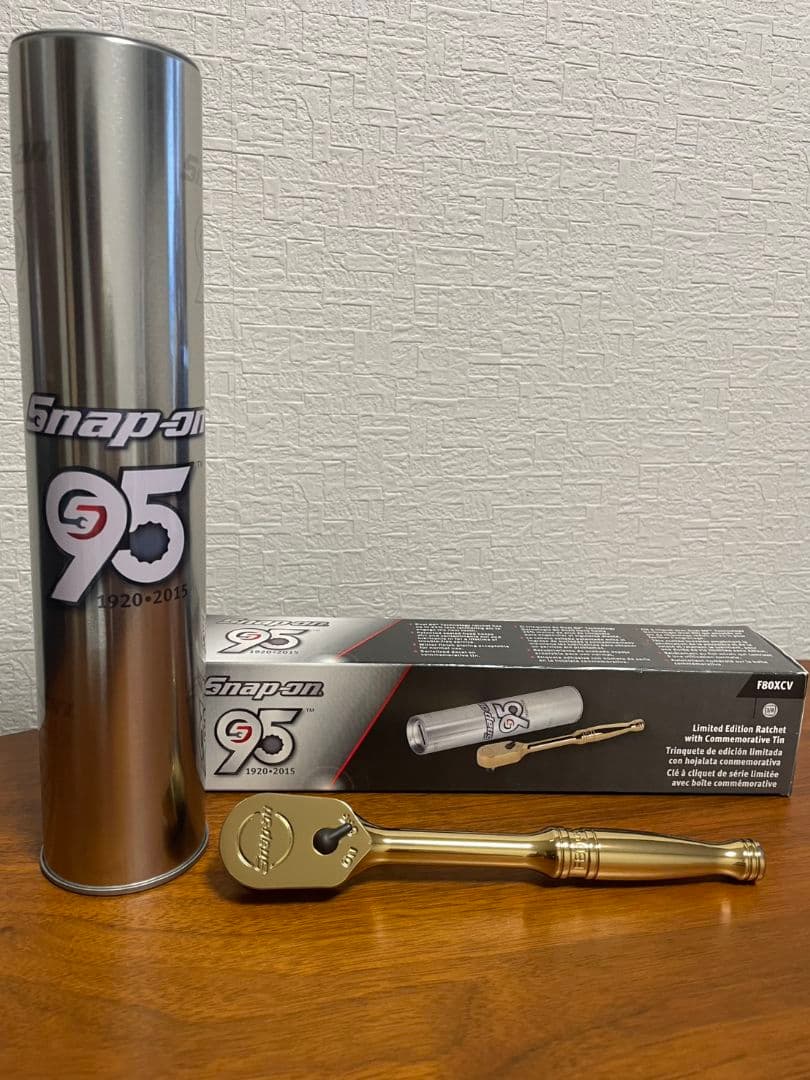300本限定！超レア物！Snap-on 95周年記念 ラチェット ゴールド