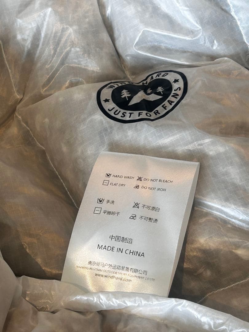 Wind Hard Tiny 10D 800FP ウェアラブルダウン寝袋