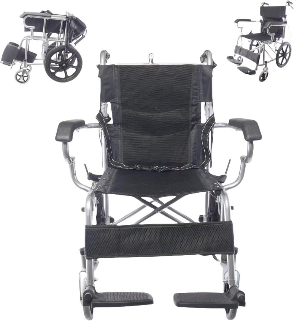 【説明書なし・未使用】MobiQuip 介助型 車椅子 折りたたみ 車いす ③