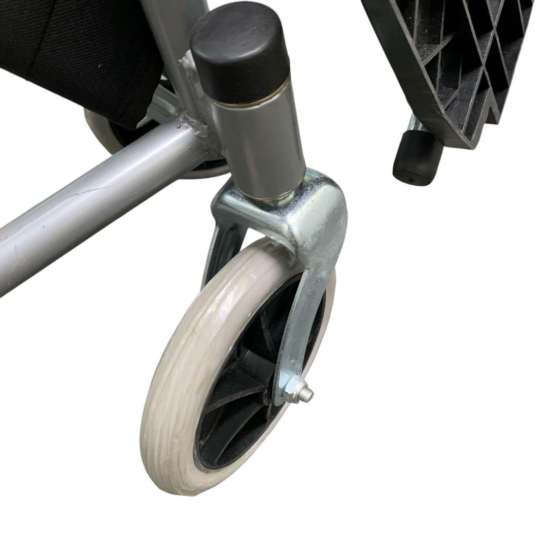 【説明書なし・未使用】MobiQuip 介助型 車椅子 折りたたみ 車いす ③