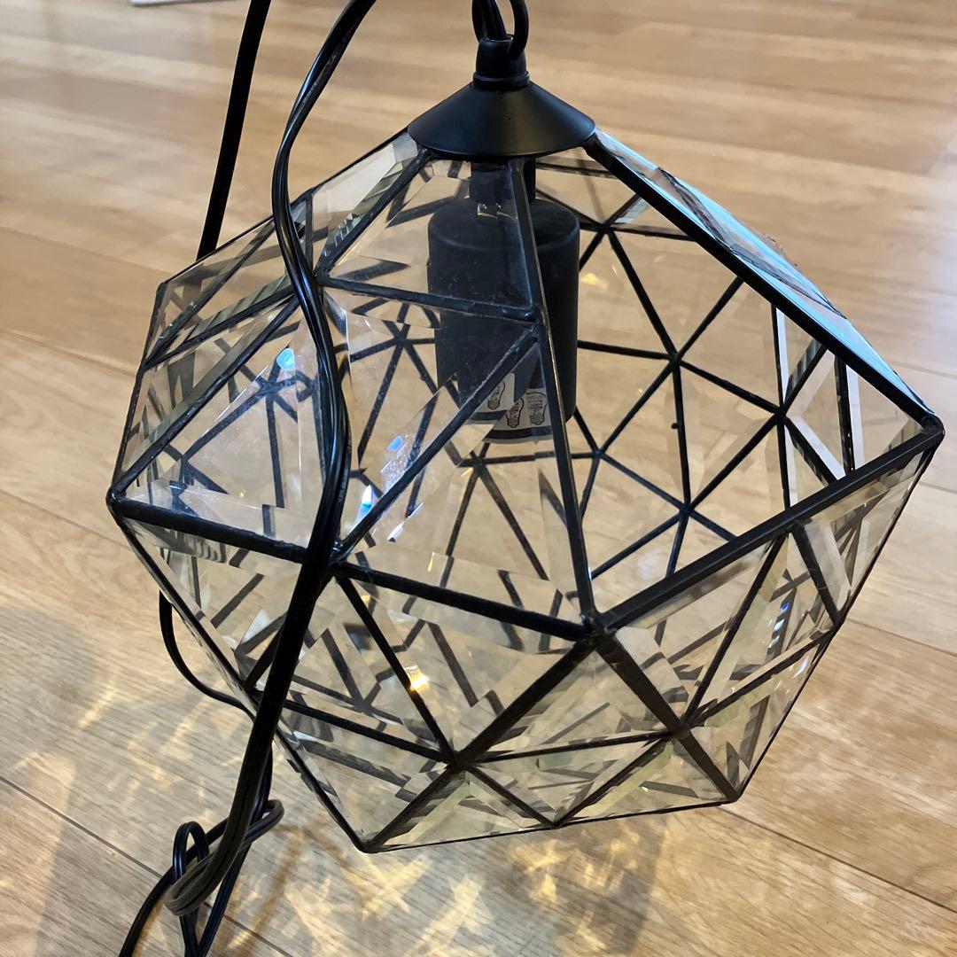 美品　tramonto トラモント　シーリングライト　吊り下 クリスタル　e26