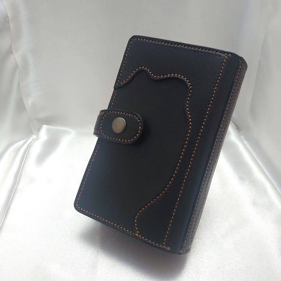 ブラックペンケース レザー 10本差し