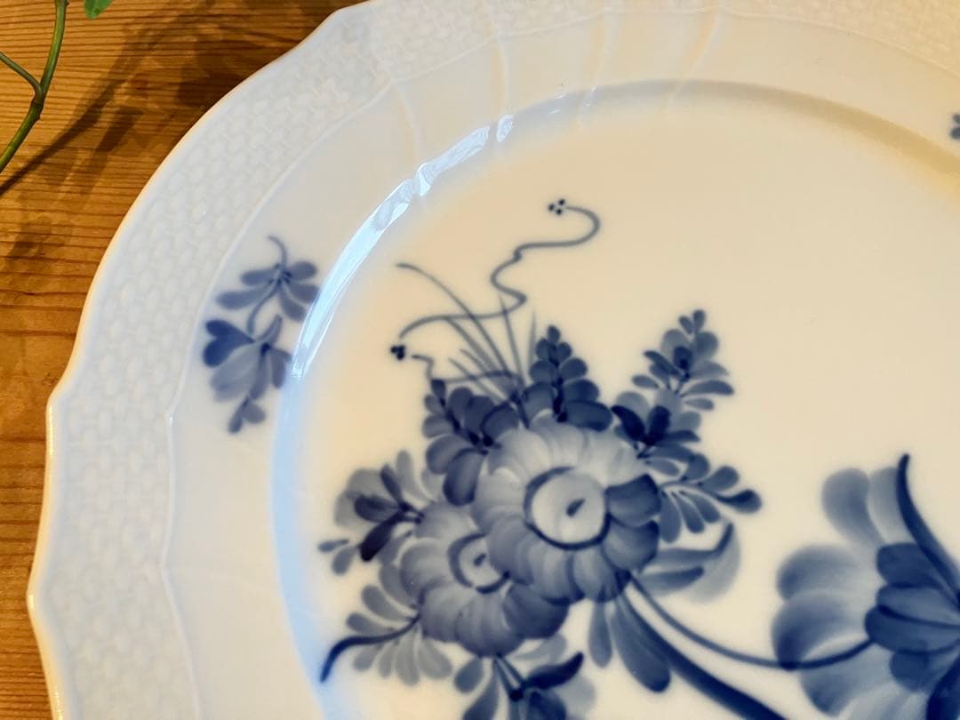 ロイヤルコペンハーゲン　ブルーフラワー　カーブ　21プレート×2