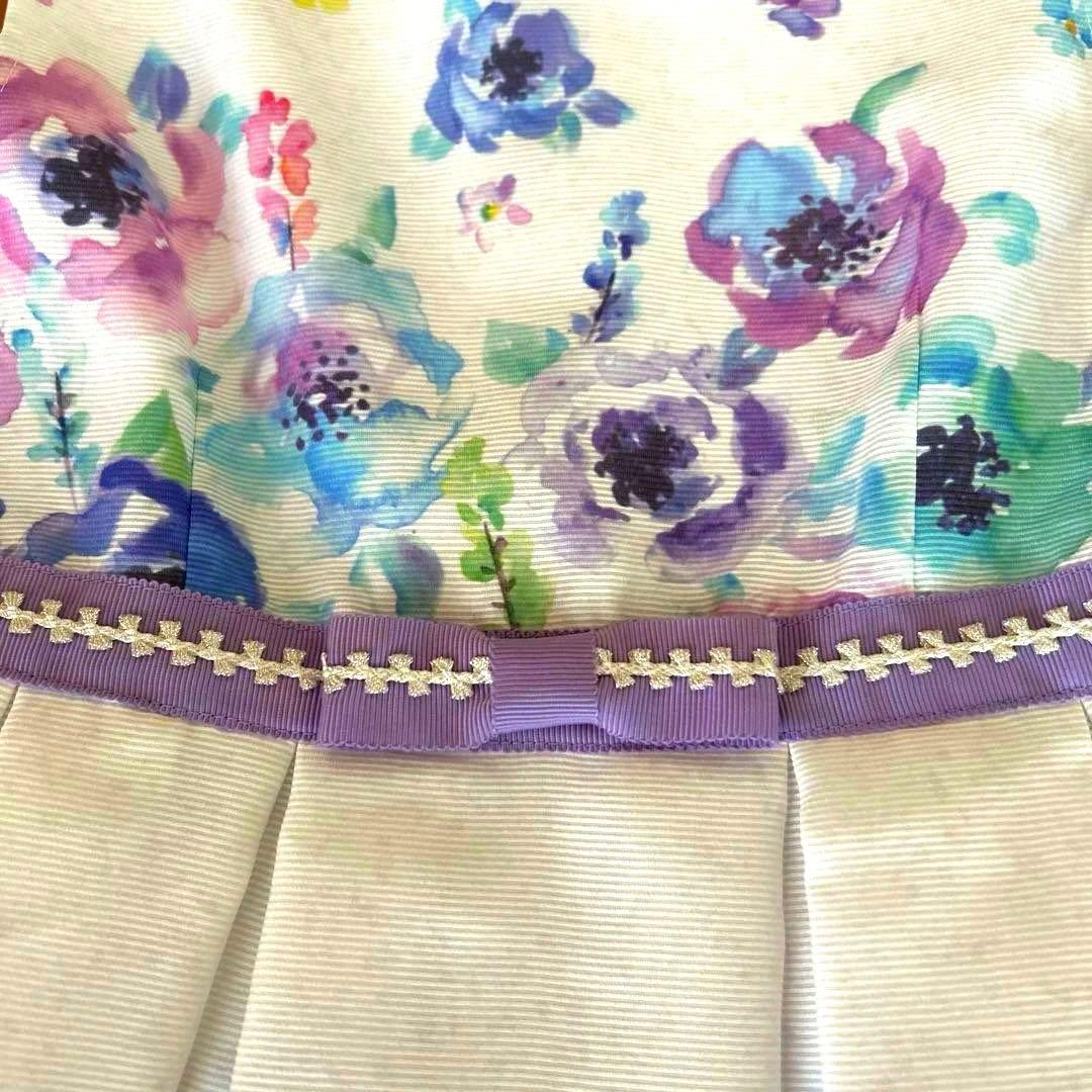 ANNA SUI mini 水彩花柄ワンピース　130
