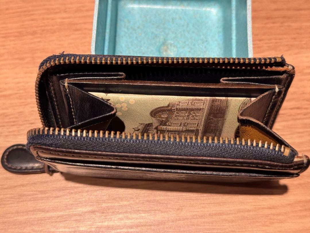 GANZO 艶あり ブラック　本革レザー ケース