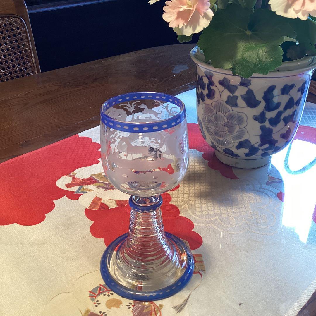 ￼￼ A1049 アンティーク和ガラス　日本の工芸ガラス　グラディエール￼