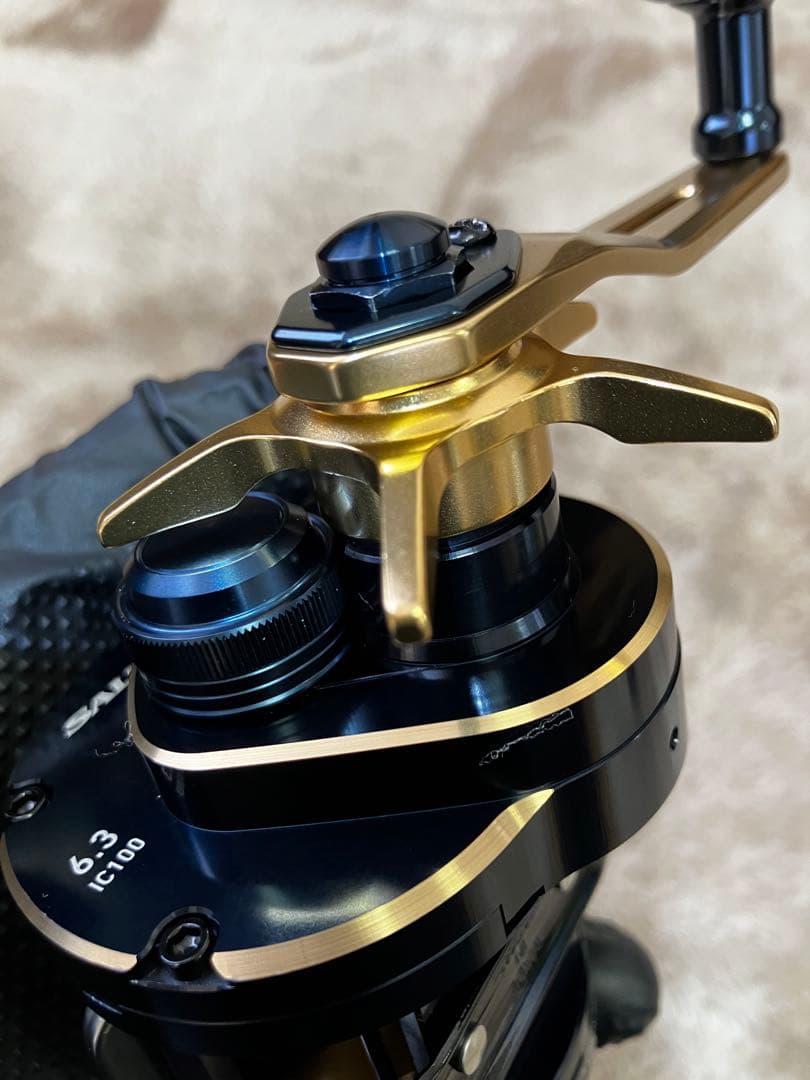 【ダブルハンドル付き】SALTIGA IC 100 右巻き