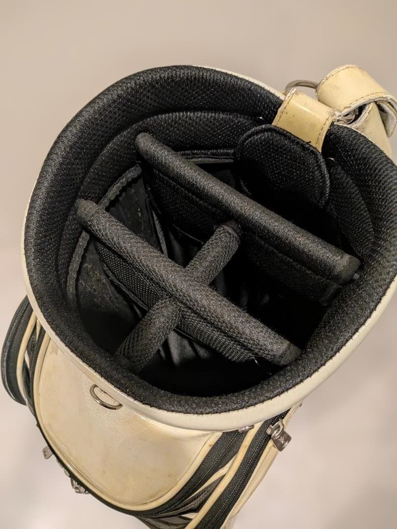 Titleistキャディバッグ CB610WT ホワイト/ブラック ツアーモデル