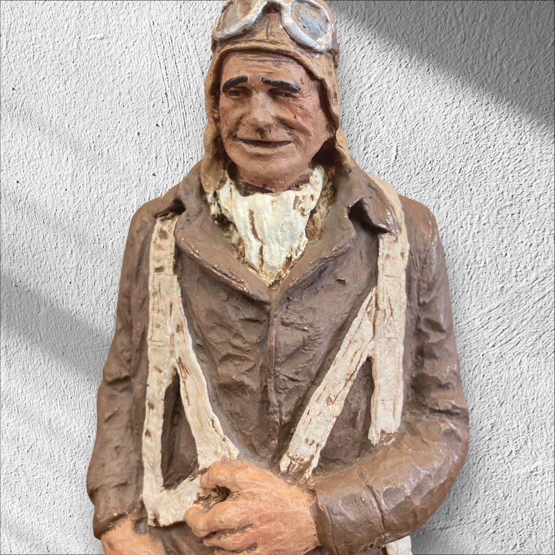 アメリカンインテリア　マイケルガーマン作　彫刻 アンティーク