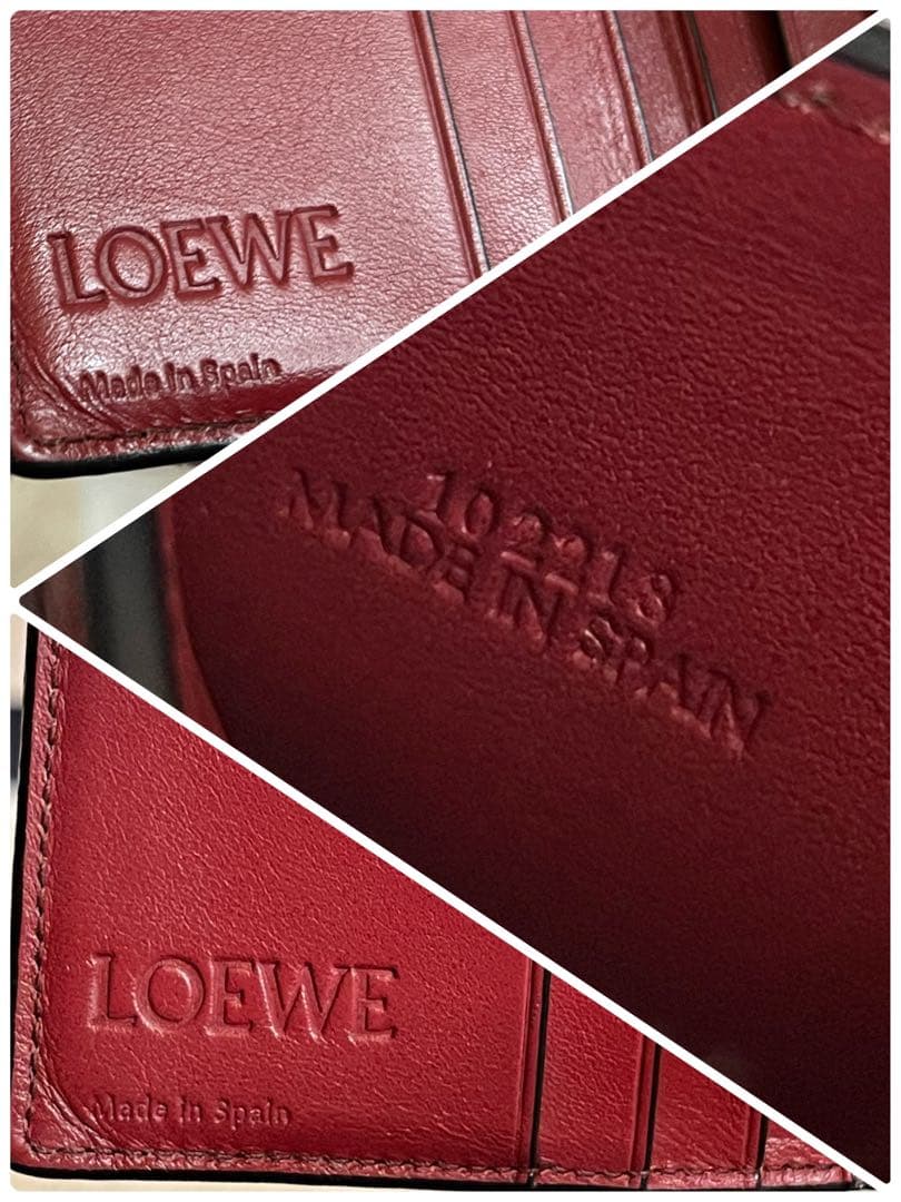 ロエベ　LOEWE バイフォールド　コンパクトウォレット　ケース　二つ折
