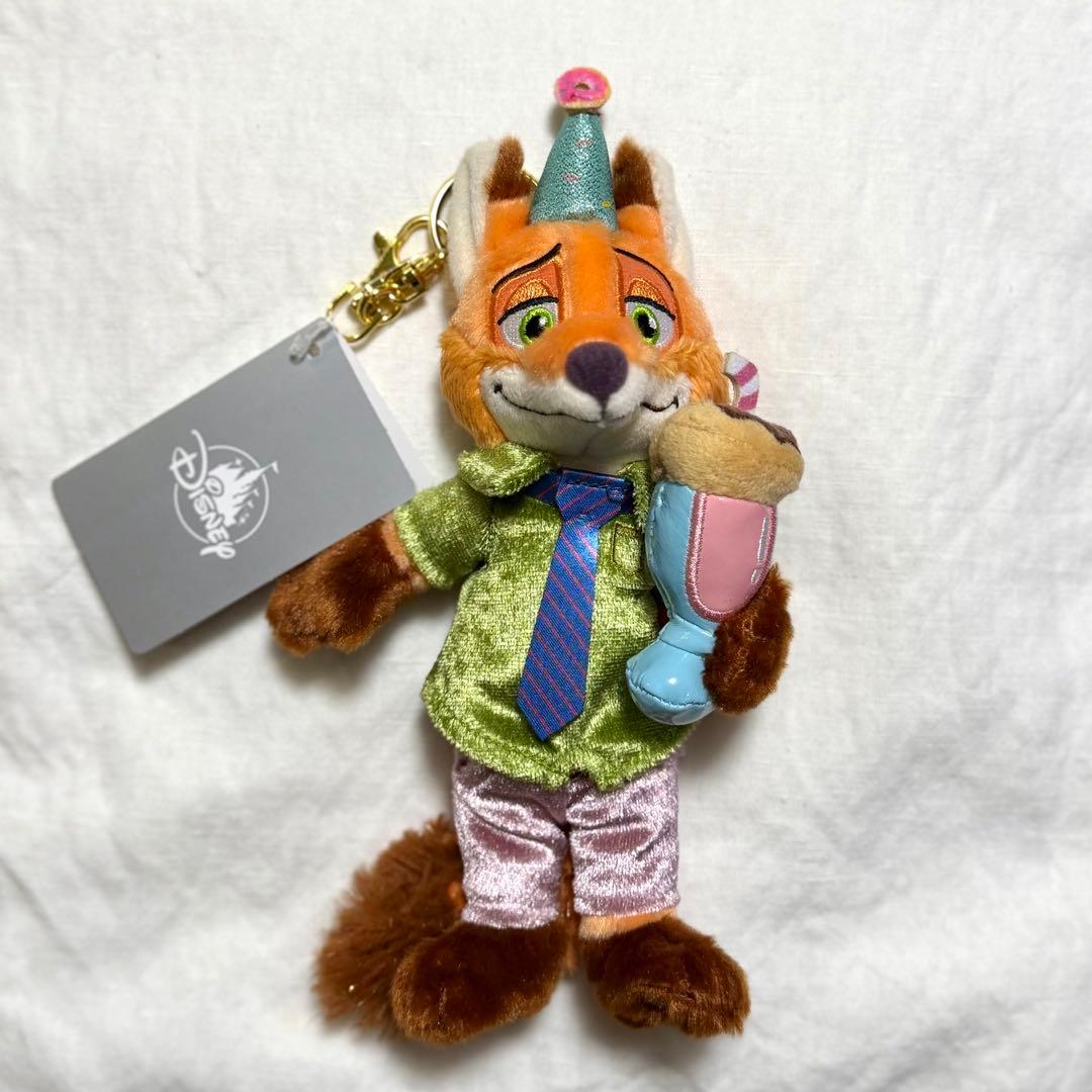 ニック＆ジュディ　ぬいぐるみキーホルダー・キーチェーン 10THアニバーサリー