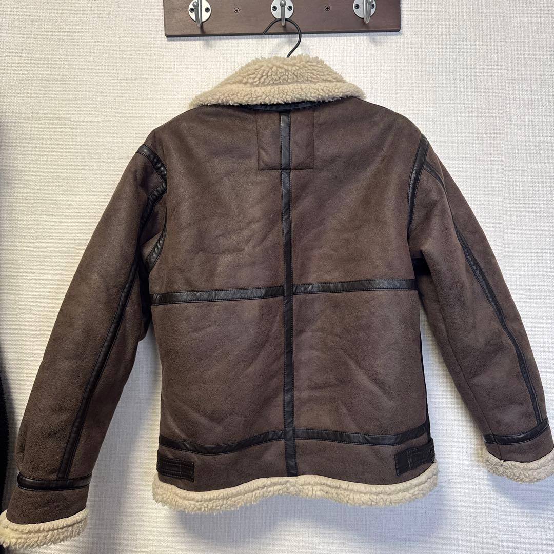 【美品】ALPHA INDUSTRIES ムートンジャケット B-3 サイズM