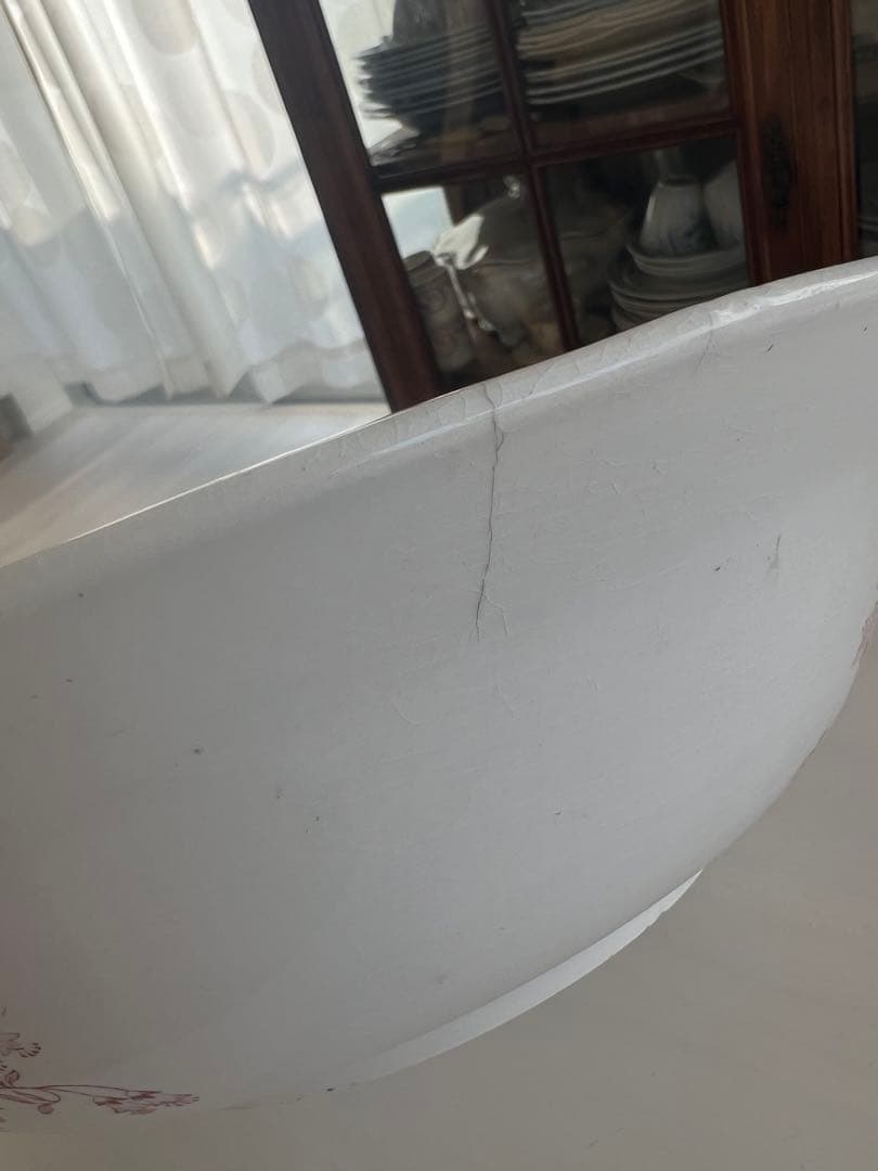 【専用】希少　フランスアンティーク　洗面ボウル　クレイユモントロー