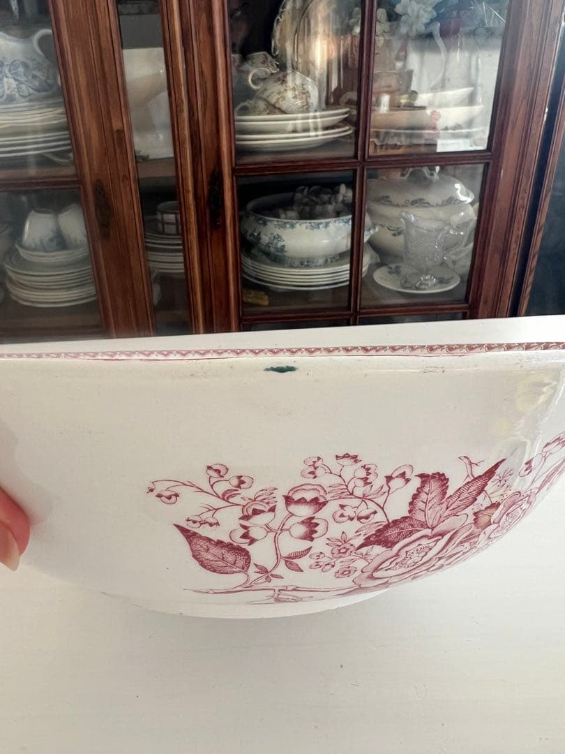 【専用】希少　フランスアンティーク　洗面ボウル　クレイユモントロー