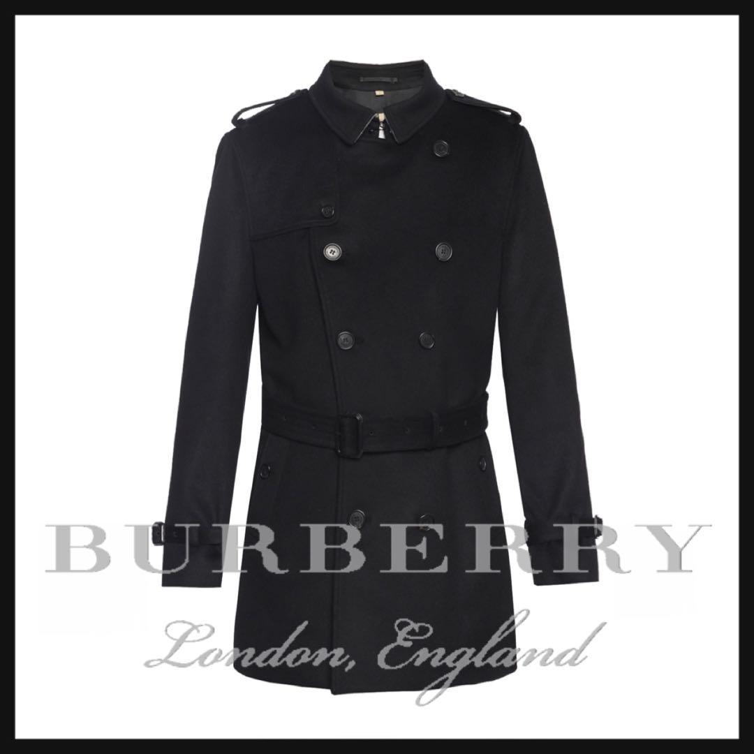 【定50万超】BURBERRY 極上ヴァージンウール製 トレンチコート