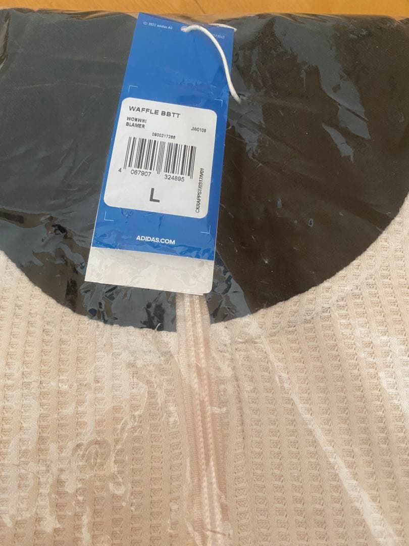 新品未開封 adidas ワッフル トラックジャケット L タグ付き