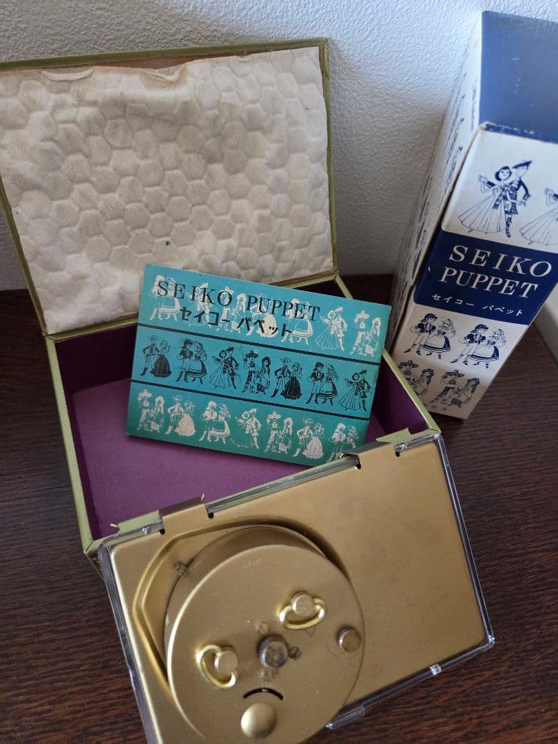 ヴィンテージ　SEIKO カウボーイキャラクター 置時計　レア　希少