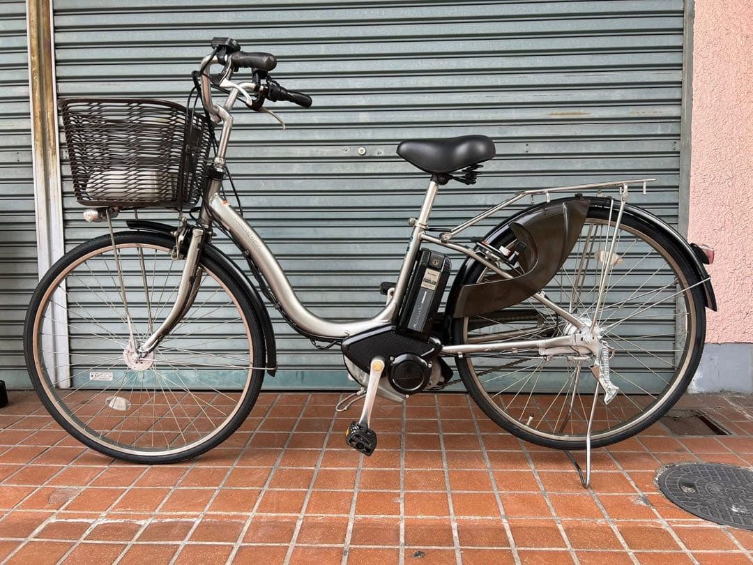 大阪市内配達無料ヤマハ電動アシスト自転車バッテリー8.9Ah シルバー