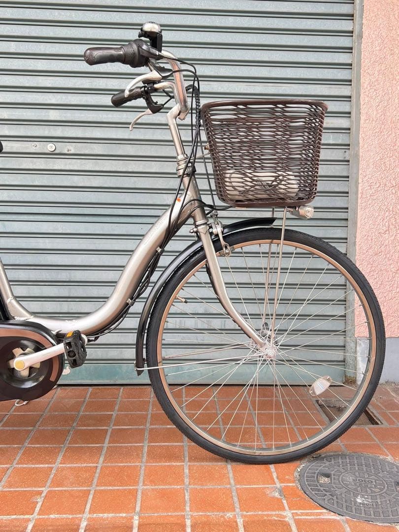 大阪市内配達無料ヤマハ電動アシスト自転車バッテリー8.9Ah シルバー