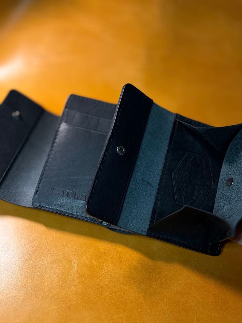 イタリアンレザーマルゴー三つ折り財布