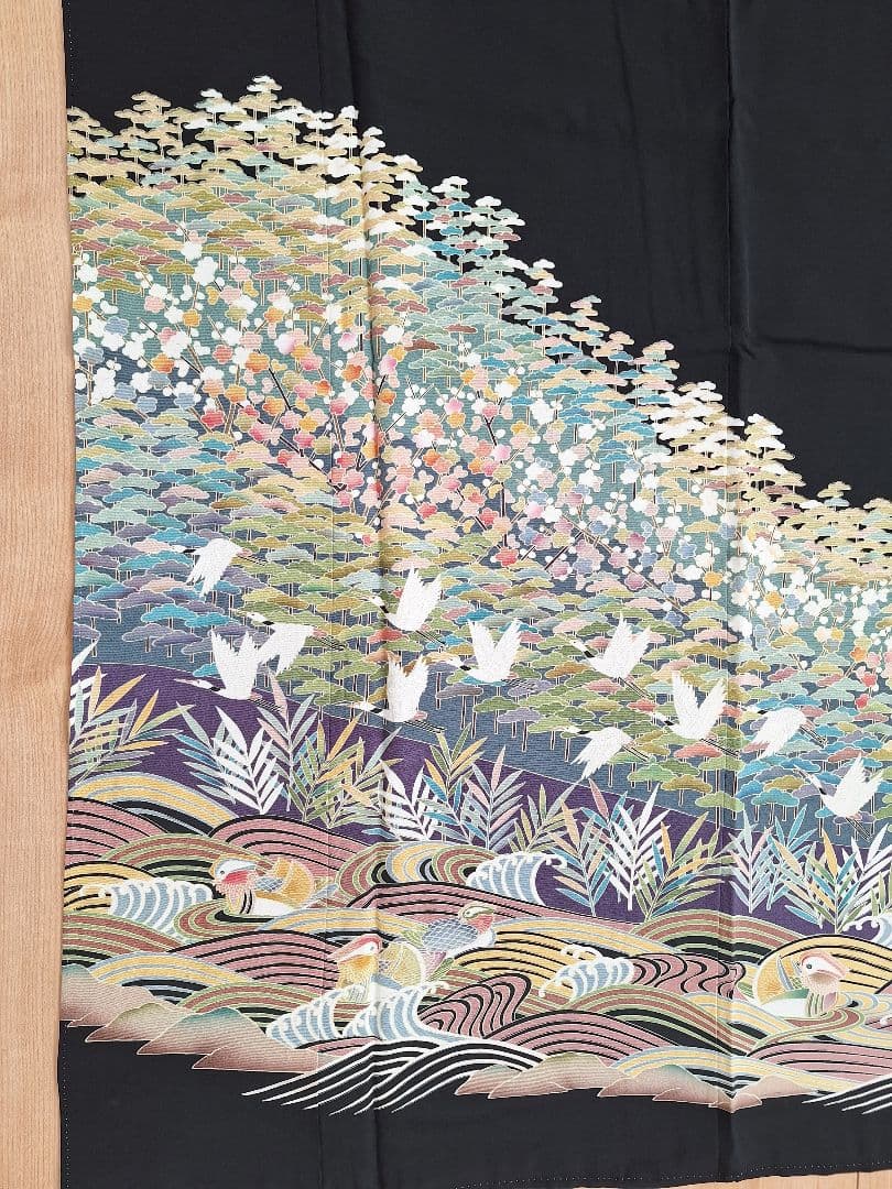 着物リメイクワンピース3689