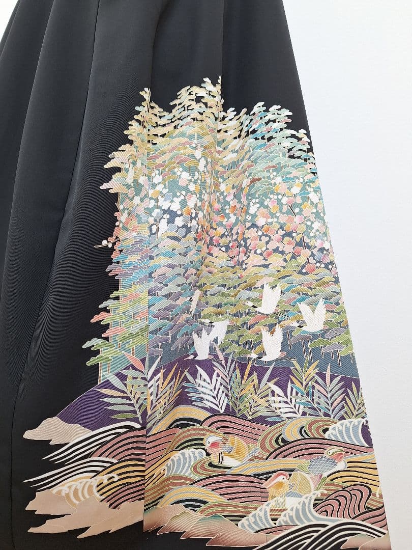 着物リメイクワンピース3689