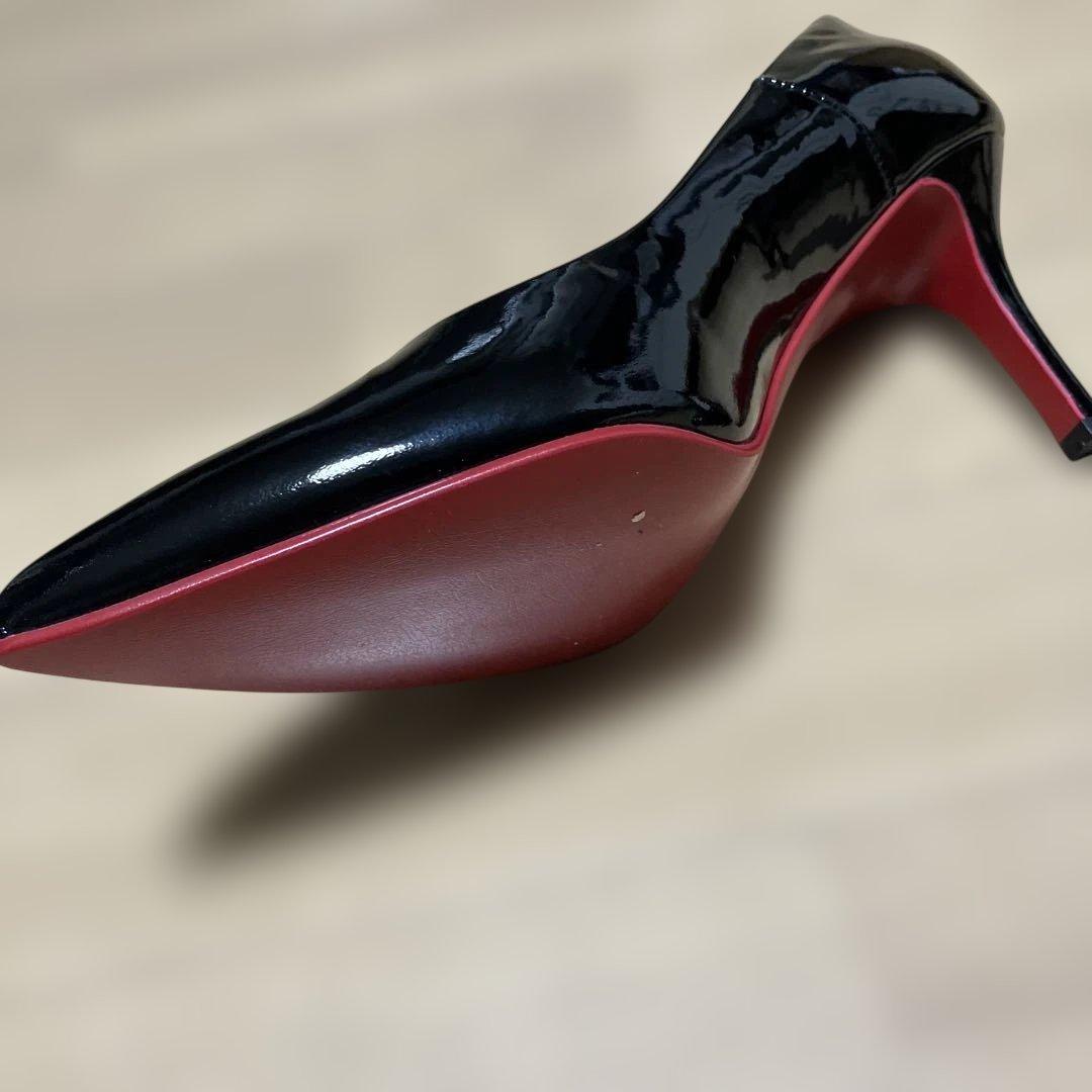 DIANA 黒 ポインテッドトゥ ハイヒール