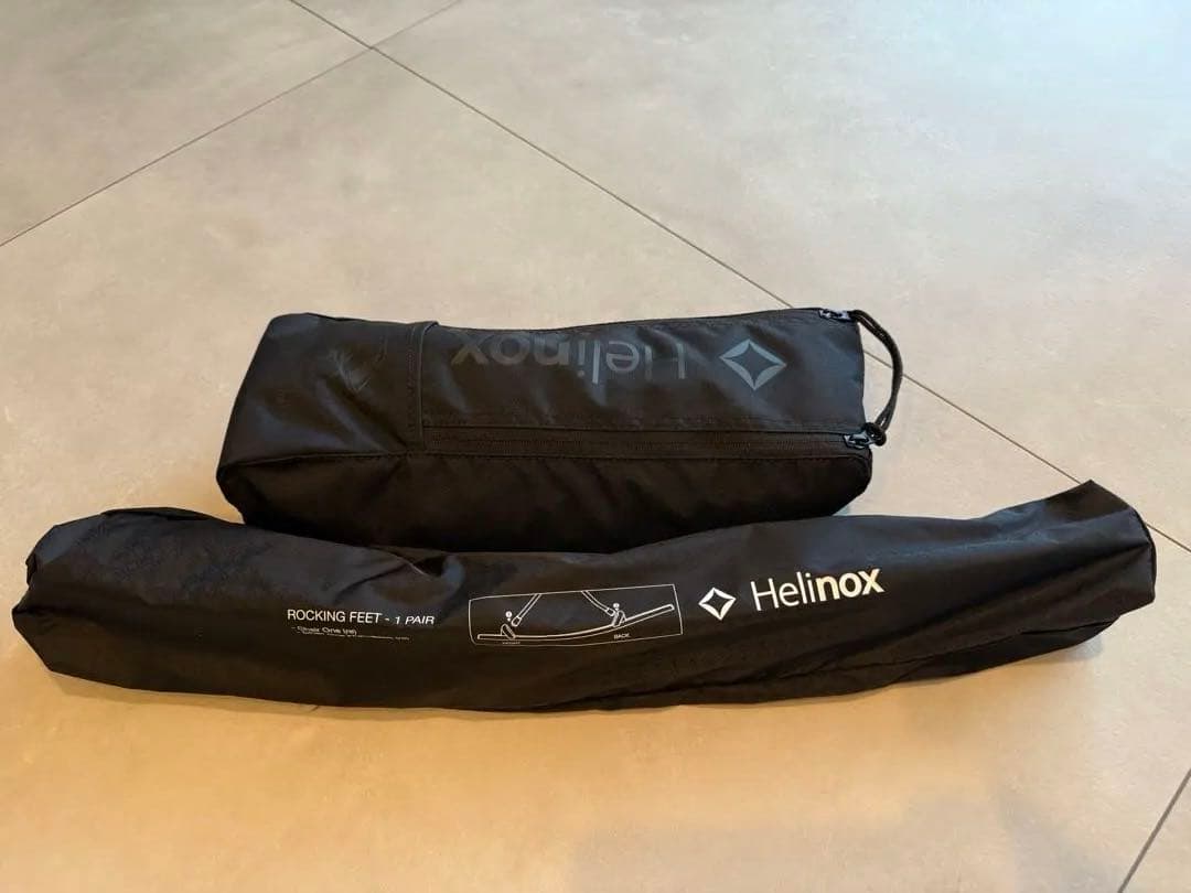 ヘリノックチェアONE(RE)ブラックエディション&ロッキングフット