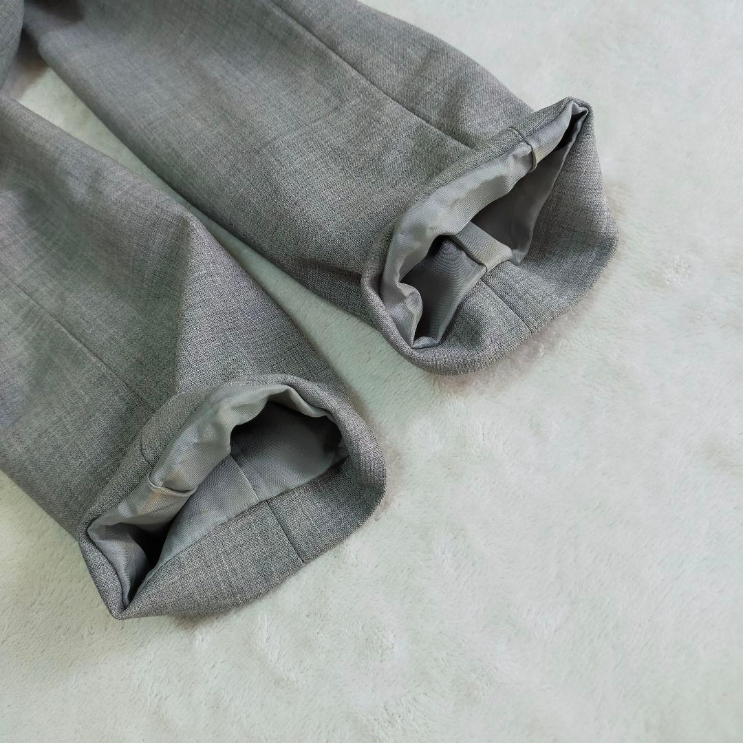 現行タグ　theory　ノーカラー　パンツスーツ　セットアップ