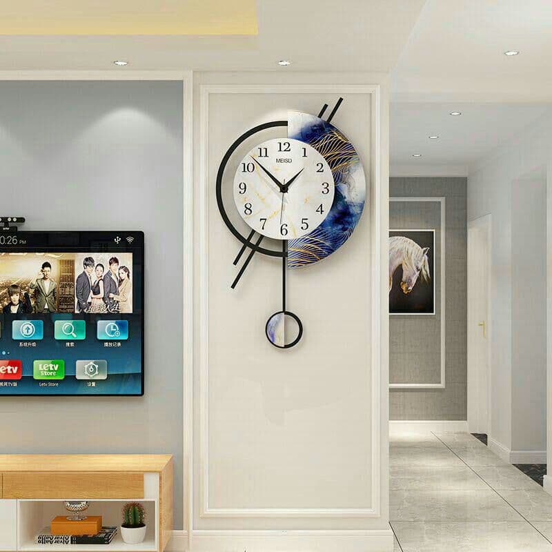北欧の時計創造的なファッションの家のリビングルームの壁時計時計パーソ69