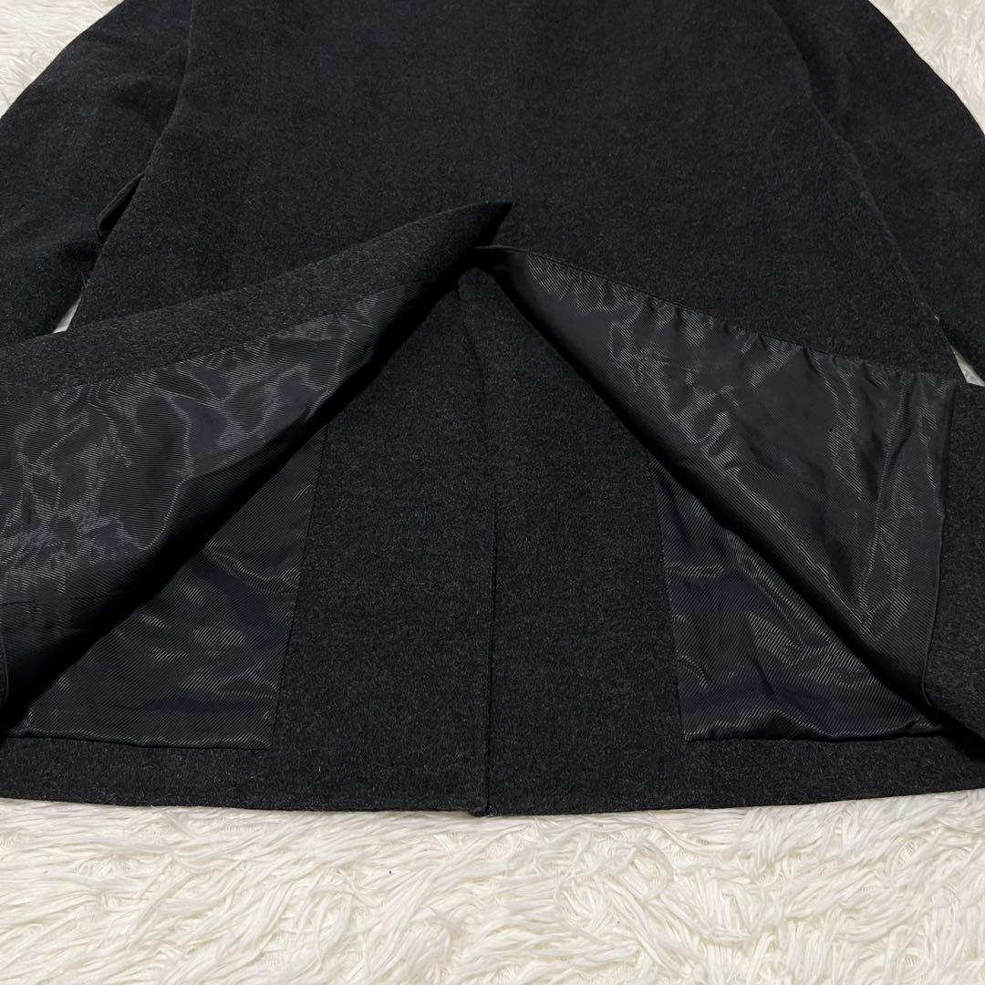 美品✨現行 カシミヤ混 マッキントッシュ チェスターコート M チャコールグレー