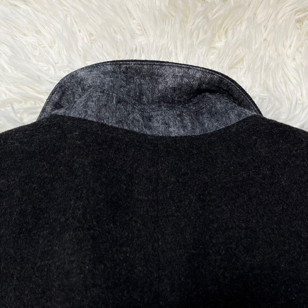 美品✨現行 カシミヤ混 マッキントッシュ チェスターコート M チャコールグレー