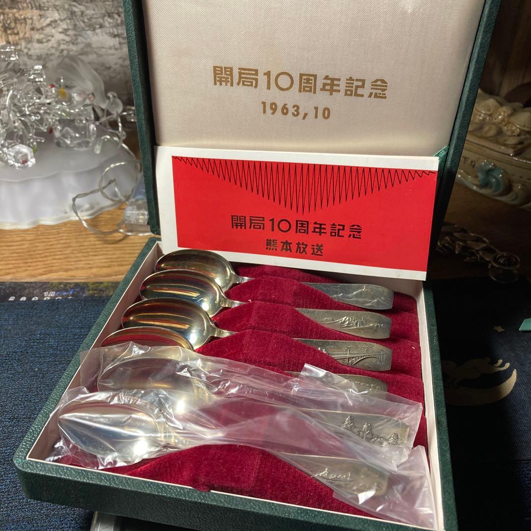 (=^▽^)σ古き良き時代のスプーン、宮内庁御用達の銀座製です♪