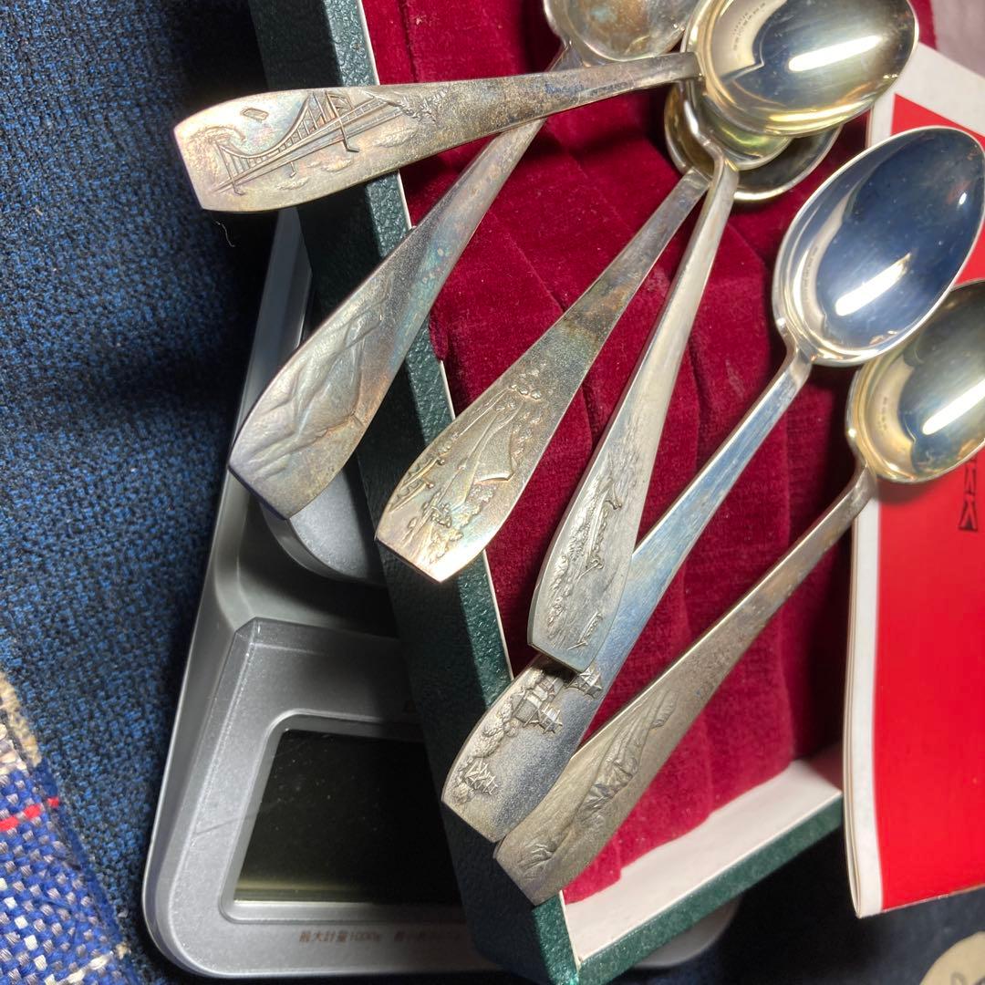 (=^▽^)σ古き良き時代のスプーン、宮内庁御用達の銀座製です♪