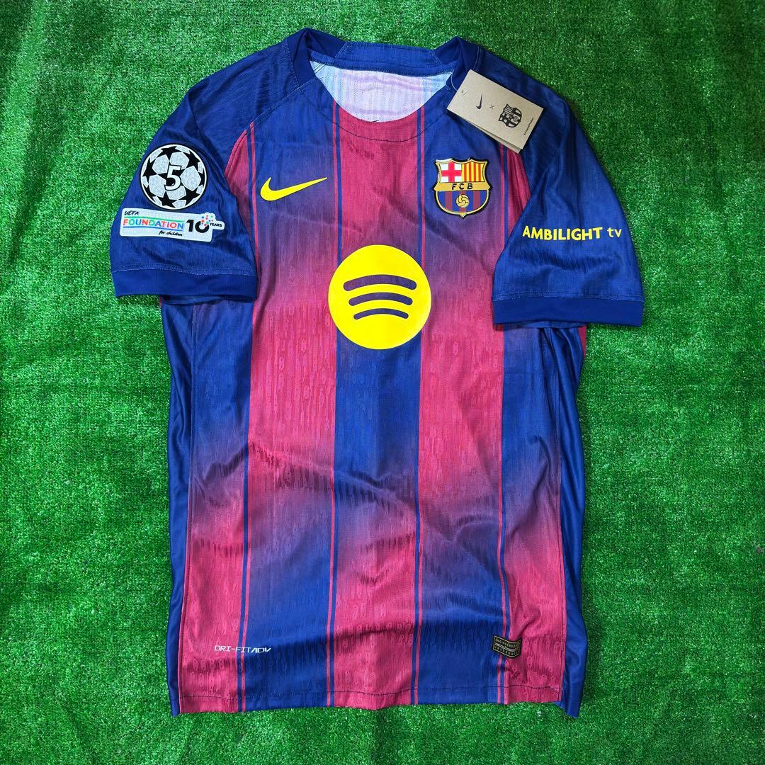 バルセロナ 25-26 オーセンティックユニフォーム　ヤマル10番 CL仕様