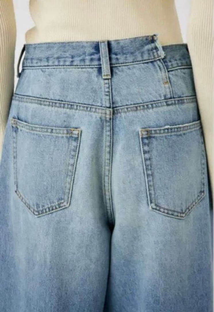 CROSS WAIST WIDE ストレート サイズ2