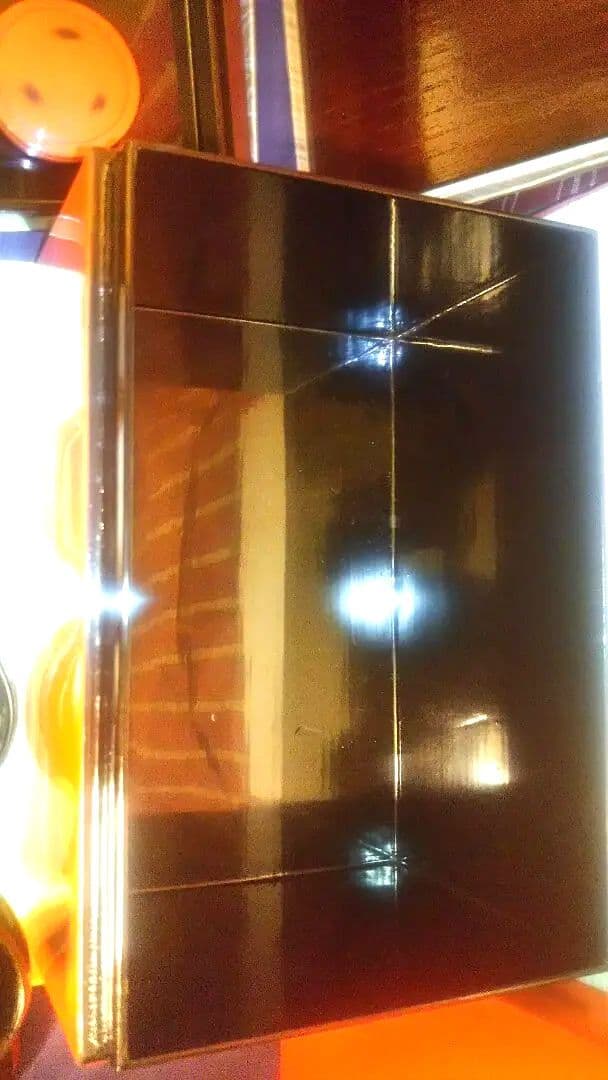 茶箱、根来塗木製と付属品9種付