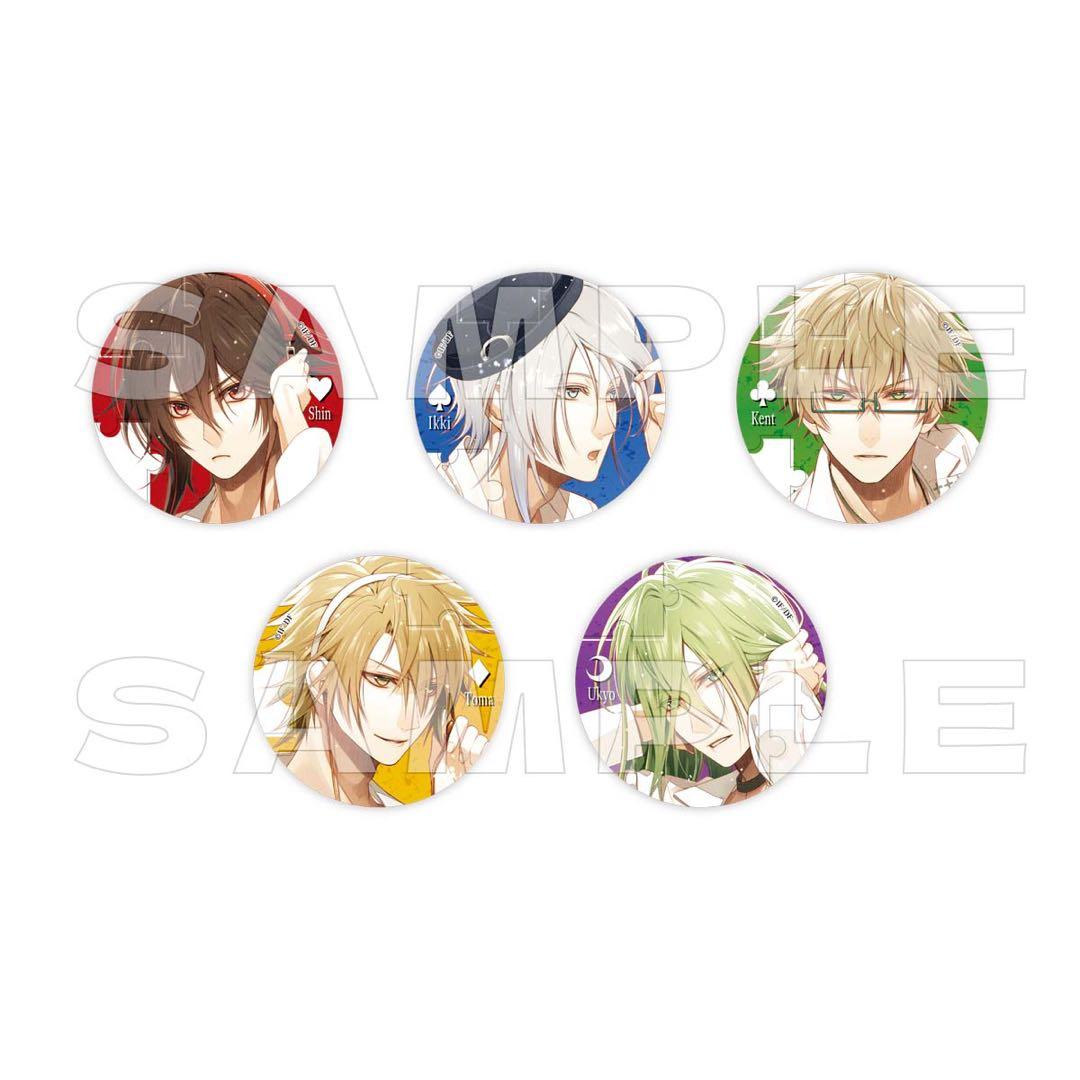 アムネシア　缶バッジ　未開封　オトメイト　バレンタイン　AMNESIA オトスト