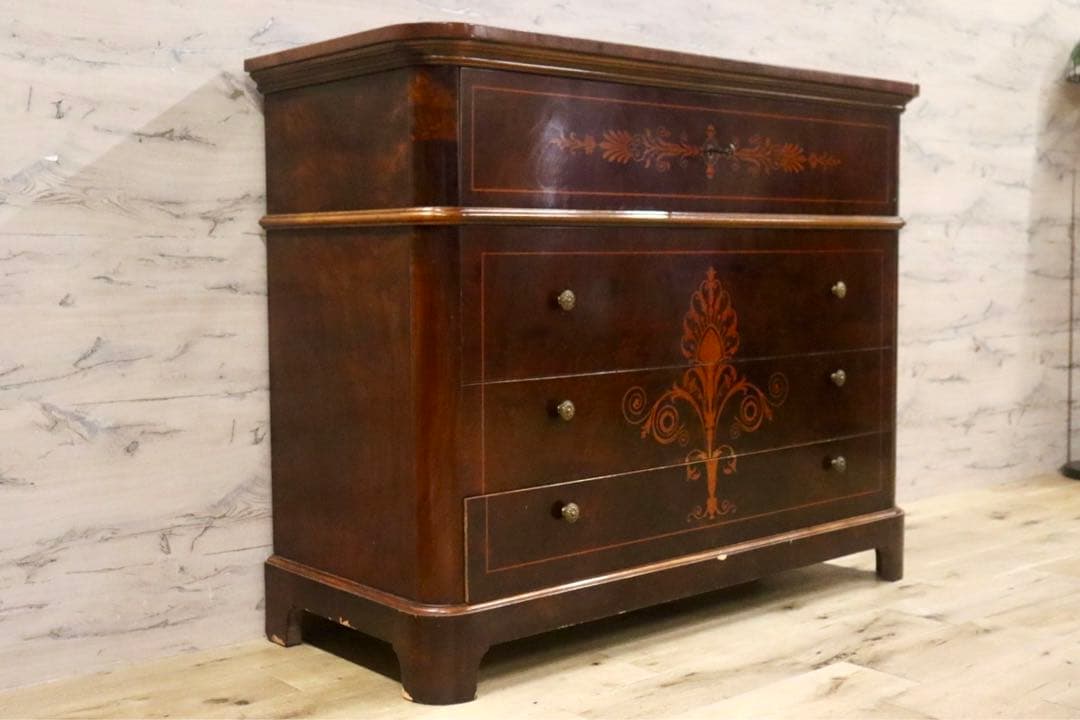 GMHS326○A.R.PA イタリア製 アンティーク チェスト ライティングチ